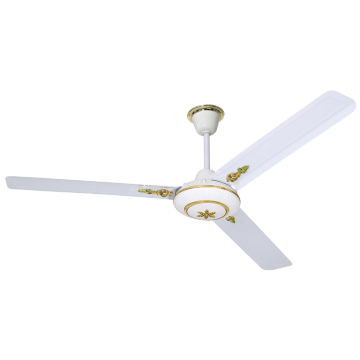 Ventilateur de plafond électrique de 56 pouces avec décoration